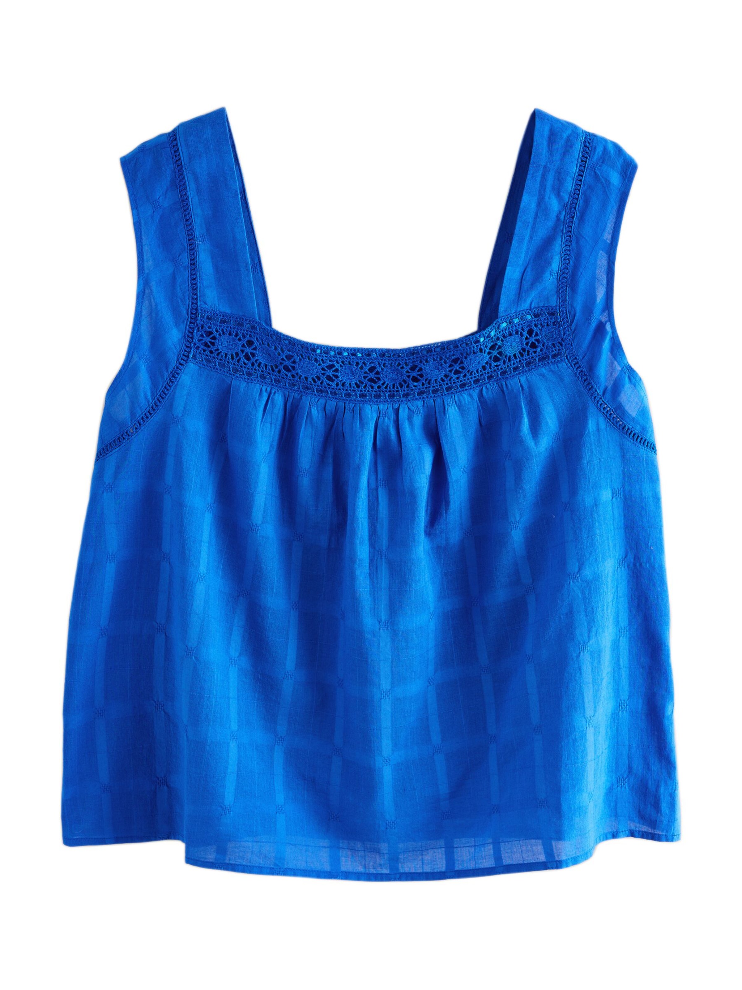 Next Haut en bleu, Vue avec produit