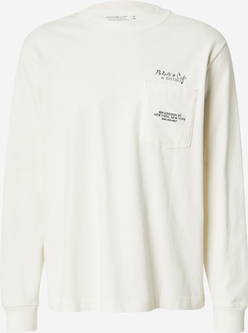 Abercrombie & FitchMajica 'CAFE' - bijela boja: prednji dio