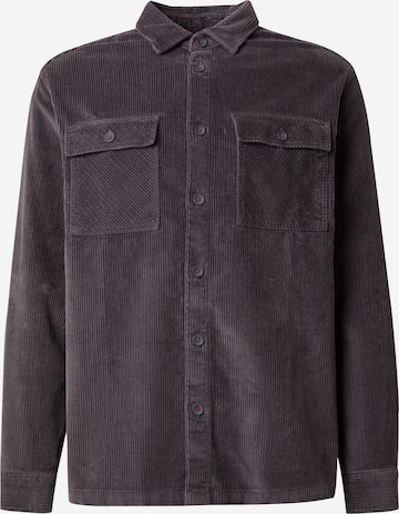 R.D.D. ROYAL DENIM DIVISION Comfort fit Koszula 'RDDBRADY' w kolorze szary: przód