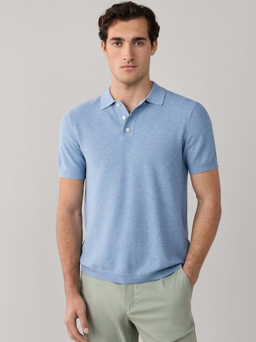 Hackett London Shirt 'HONEYCOMB' in Blue: front