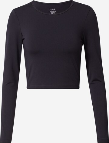 Casall Performance Shirt in Black: front