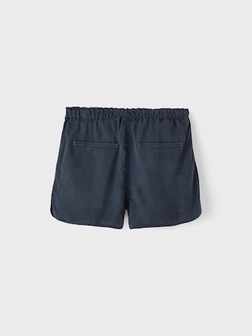 NAME IT Regular Shorts 'Becky' in Blau