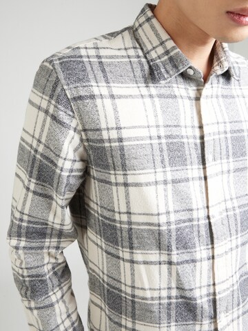 SELECTED HOMME Regular fit Button Up Shirt 'SLHOWEN' in Grey