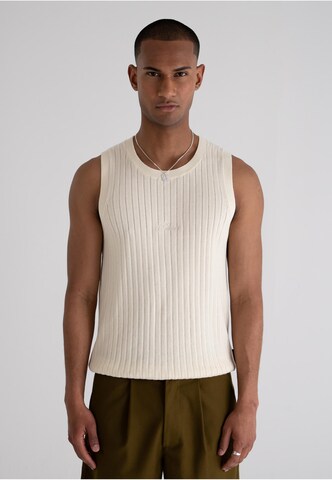 Prohibited Knitted Top in White
