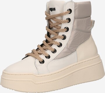 Bottines à lacets 'LIBO' MJUS en beige : devant