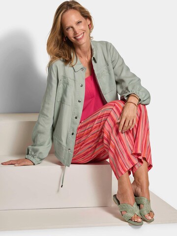 Goldner Jacke in Grün