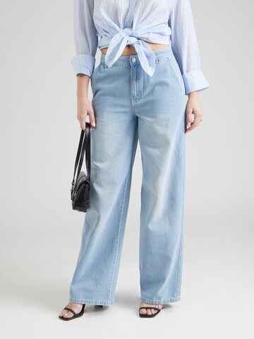 MSCH COPENHAGEN Wide leg Jeans 'Ingrid Lis' in Blue: front