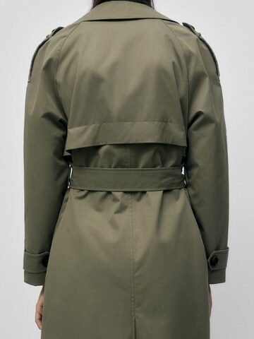 Pull&Bear Between-seasons coat in Green