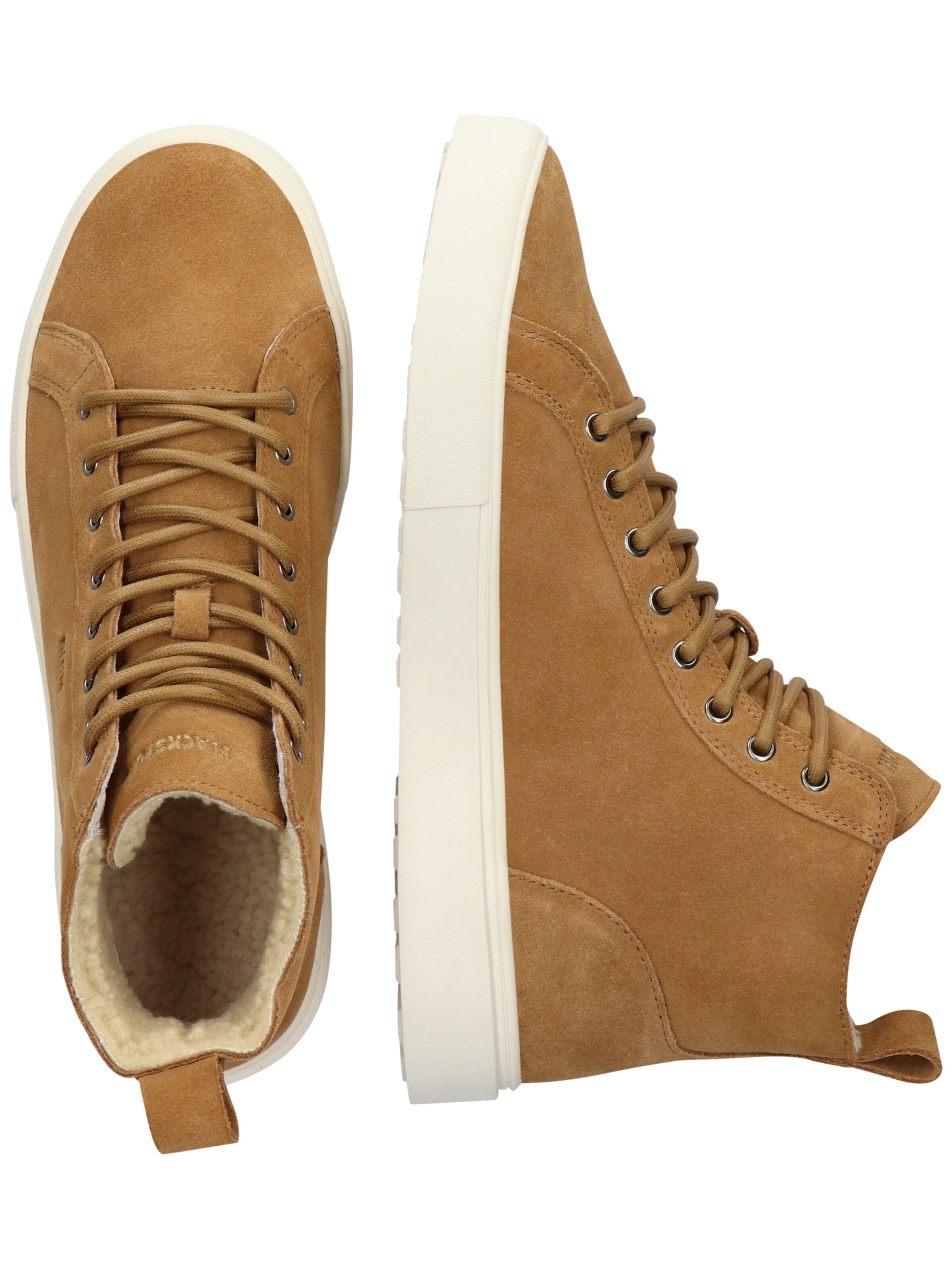 BLACKSTONE Lace-Up Boots 'Ruby Innik CG182' in Yellow