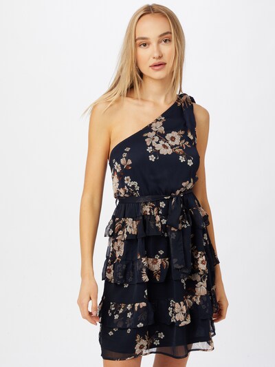 VERO MODA Šaty 'Camille' - marine modrá / světlemodrá / starorůžová, Model/ka