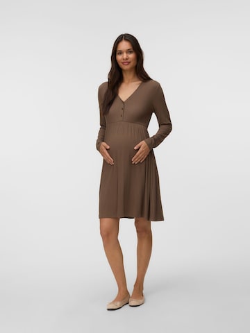 Robe MAMALICIOUS en marron