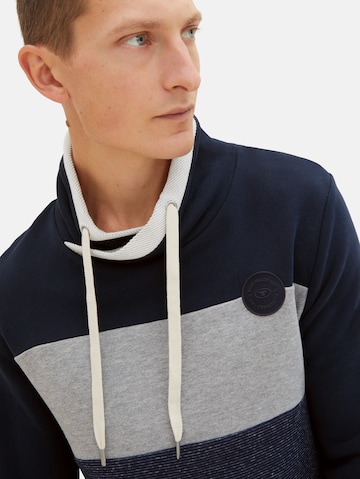 Sweat-shirt TOM TAILOR en bleu