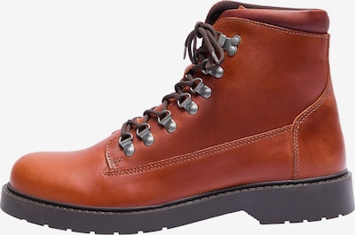 SELECTED HOMME Botas com atacadores 'Mads' em conhaque, Vista do produto