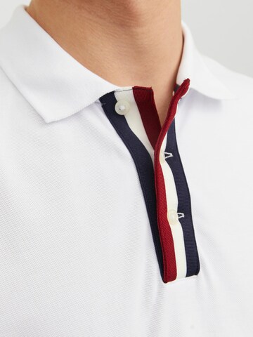 JACK & JONES Poloshirt 'DRAKE' in Weiß