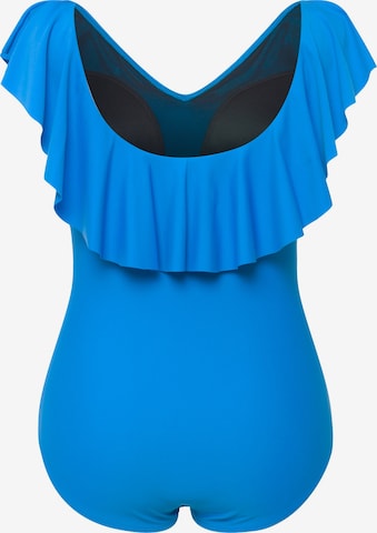 Ulla Popken Swimsuit in Blue