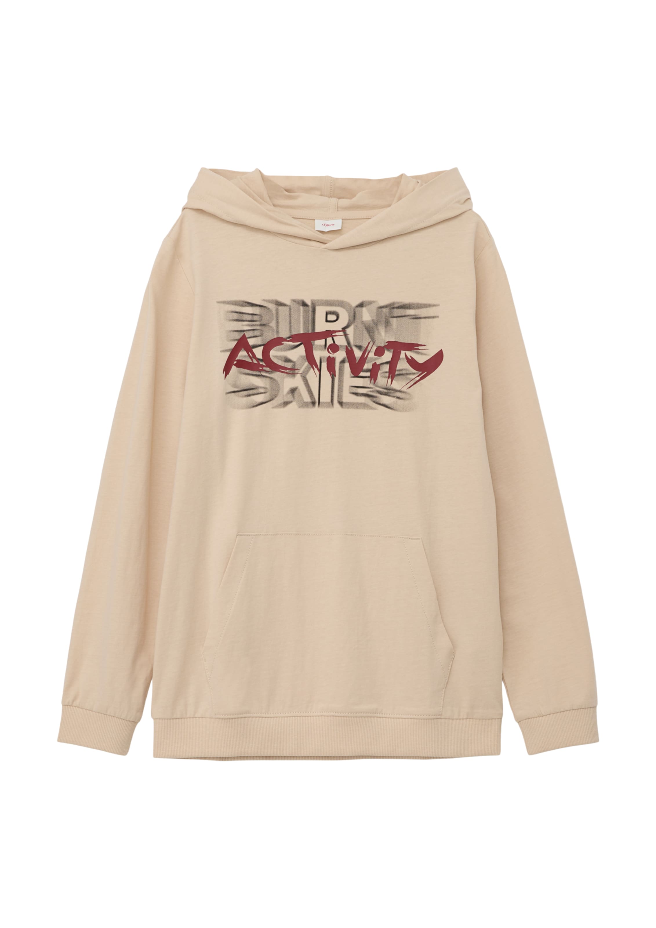 s.Oliver Shirt in Beige: voorkant