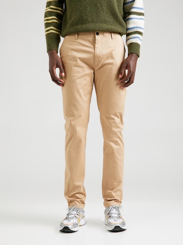 Slimfit Pantaloni chino di REPLAY in beige: frontale