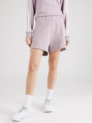 ADIDAS SPORTSWEAR - Loosefit Calças de desporto 'Z.N.E.' em roxo: frente