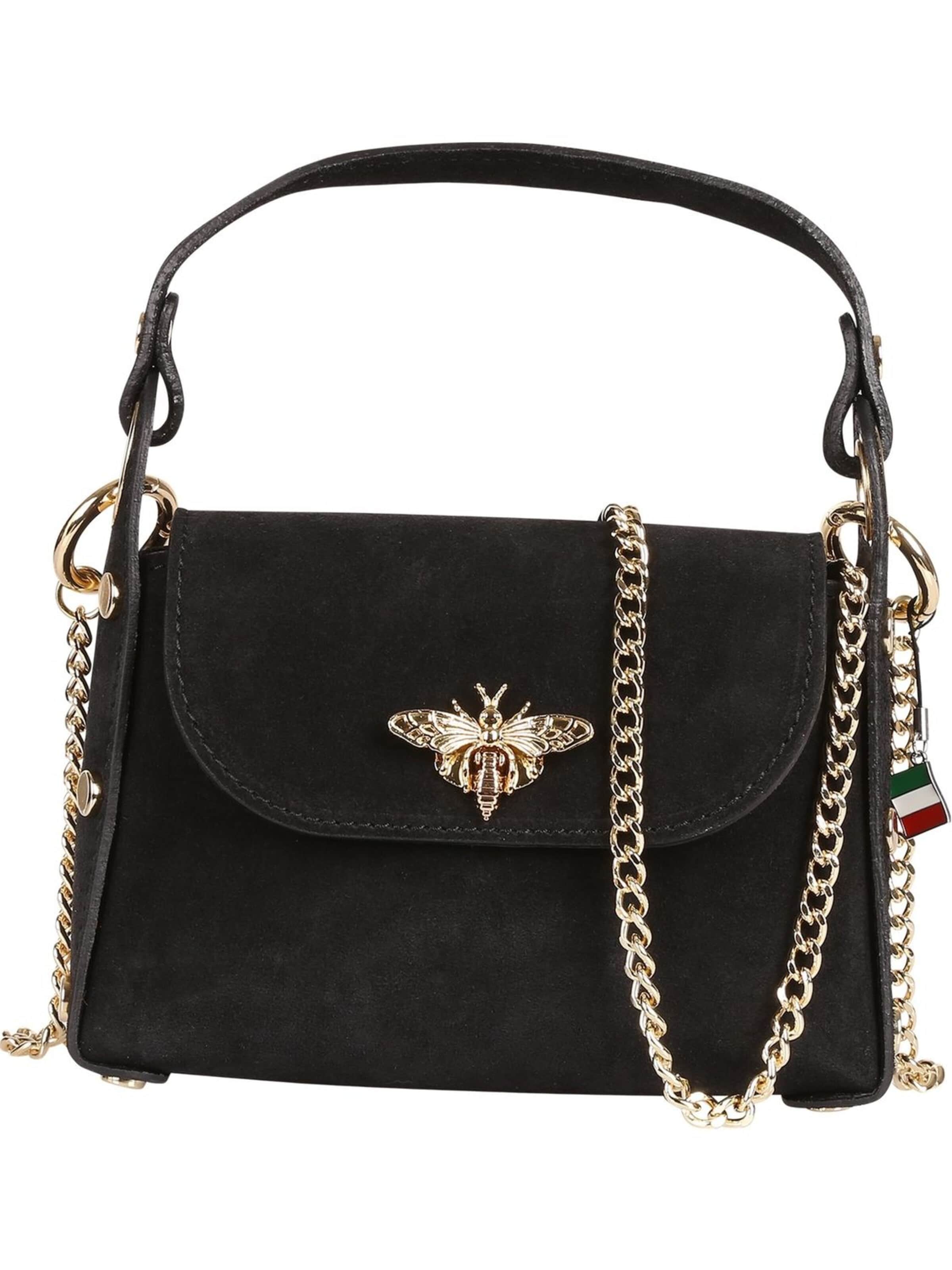 Florence Shoulder Bag in Black: front