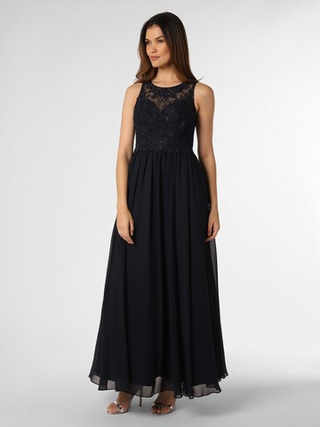 Laona Evening Dress in Blue: front