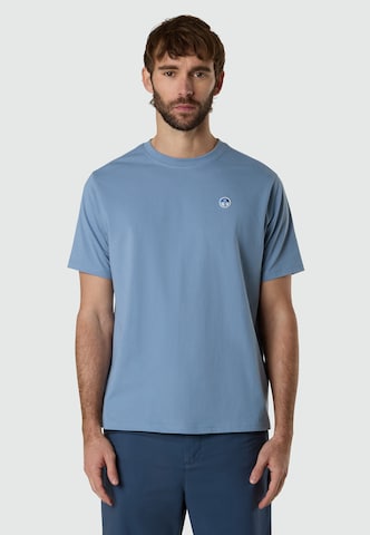 North Sails Shirt in Blauw: voorkant