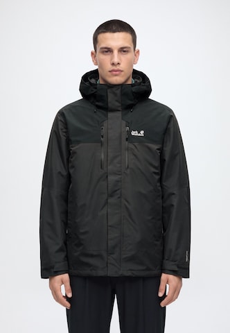 Veste outdoor 'JASPER PRO' JACK WOLFSKIN en noir : devant