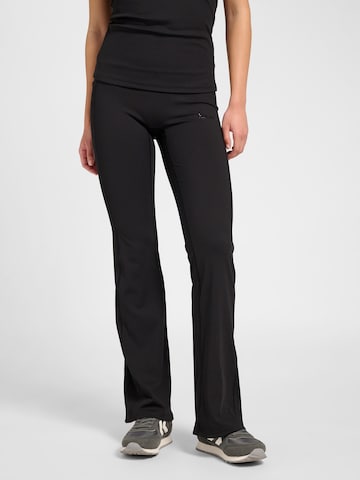 évasé Pantalon de sport Hummel en noir