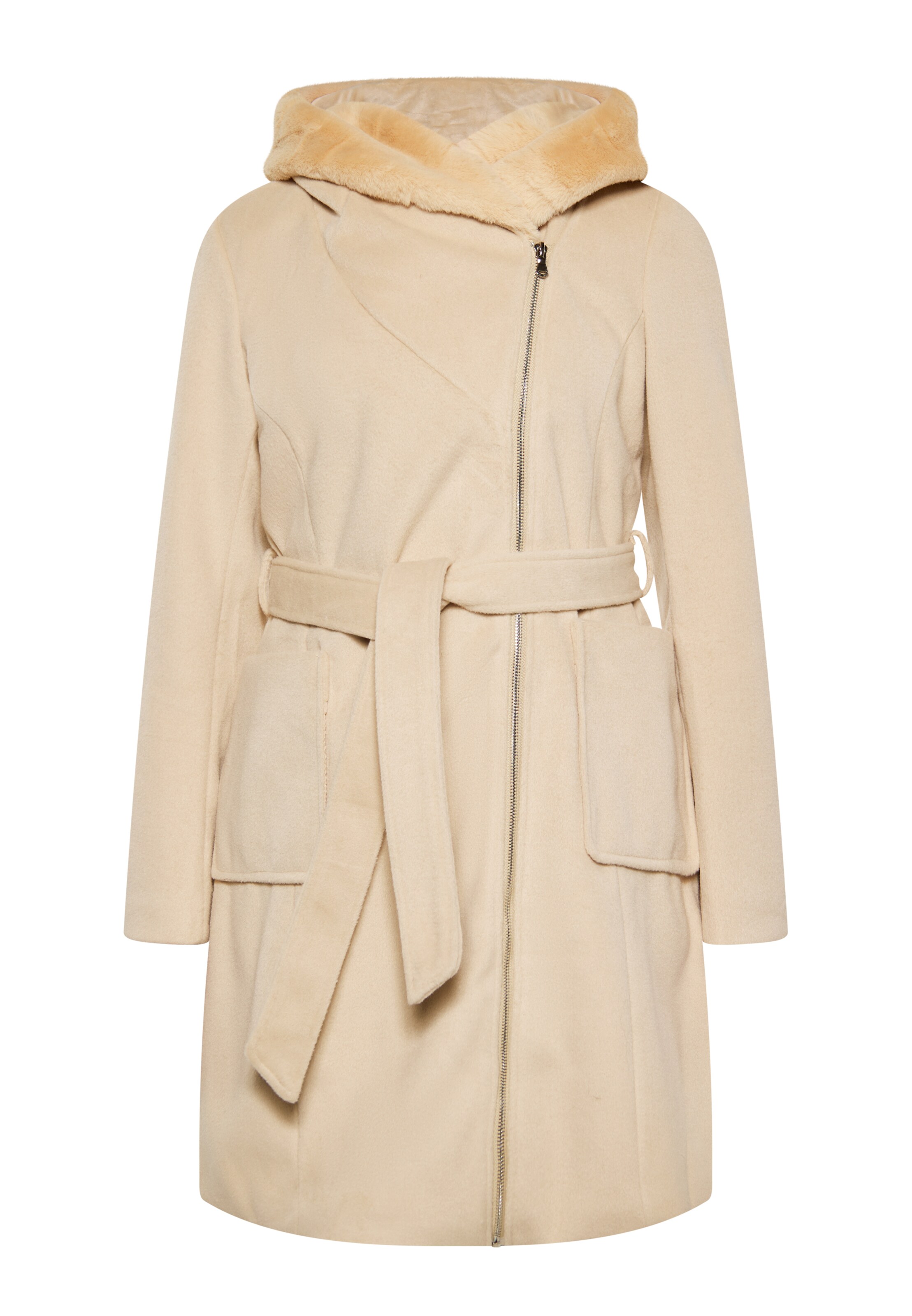 Usha Wintermantel in Beige: Vorderseite