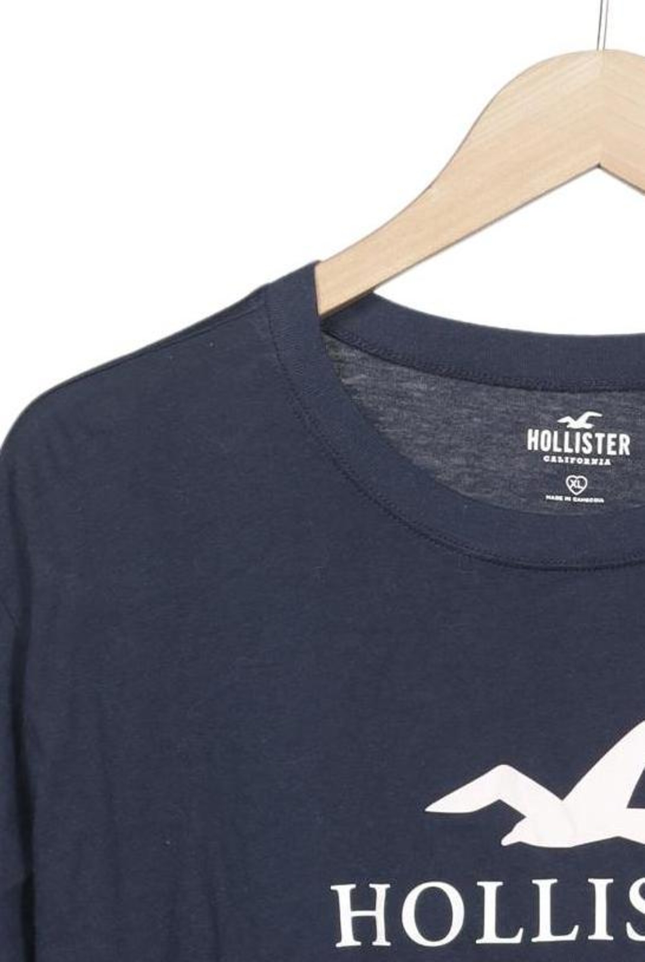 HOLLISTER Top & Shirt in XL in Blue