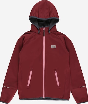 LEGO® kidswear Athletic Fleece Jacket 'SKY 764' in Red: front