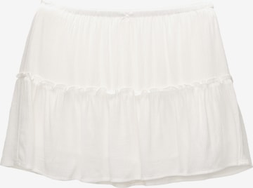 Pull&Bear Skirt in White: front