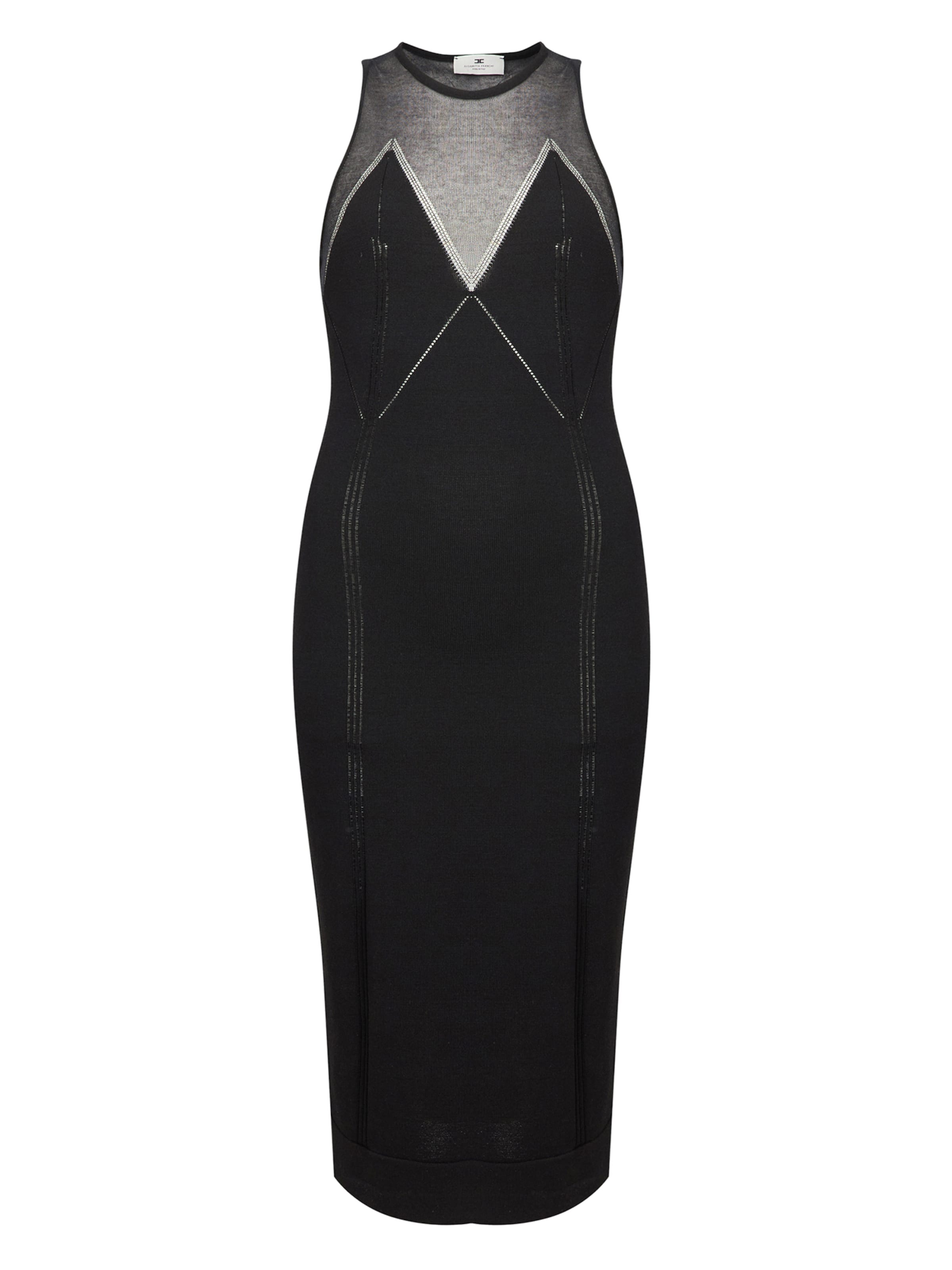 Elisabetta Franchi Knit dress in Black: front