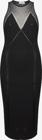 Elisabetta FranchiPletena haljina - crna boja: prednji dio