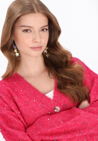 MYMO Gebreid vest in Roze