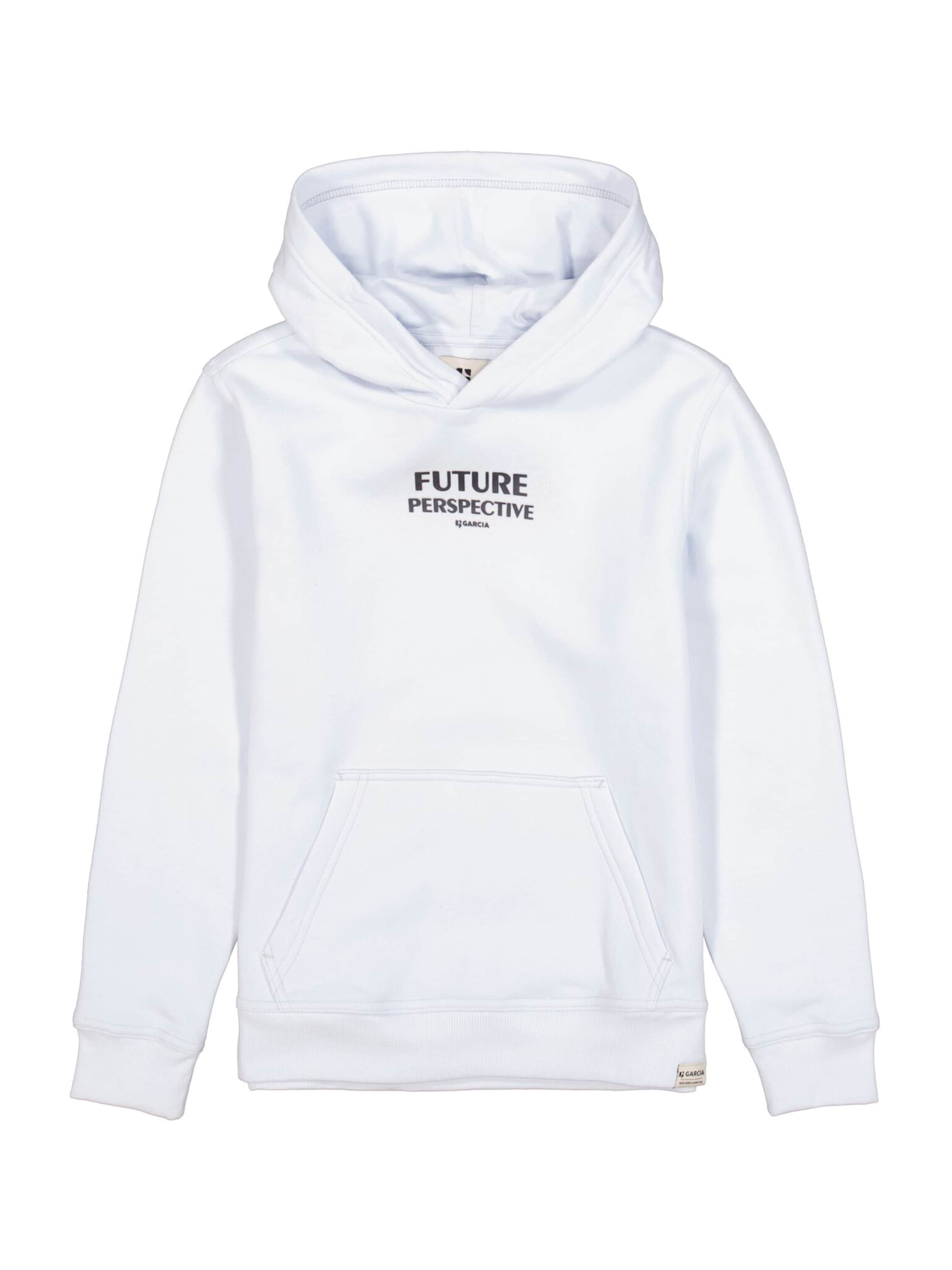 GARCIA Sweatshirt in White: front