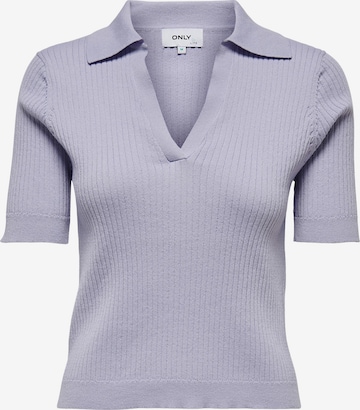 Pull-over ONLY en violet : devant