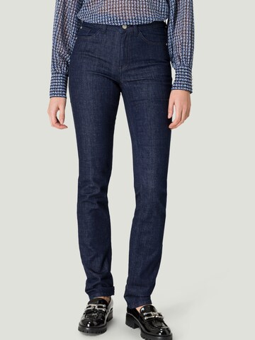 zero Slimfit Jeans SlimFit Style Orlando 32 Inch in Blau: predná strana