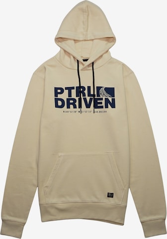 Petrol Industries Sweatshirt in Beige: front