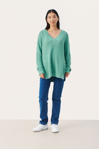 Part Two Sweater 'Fabianne' in Green