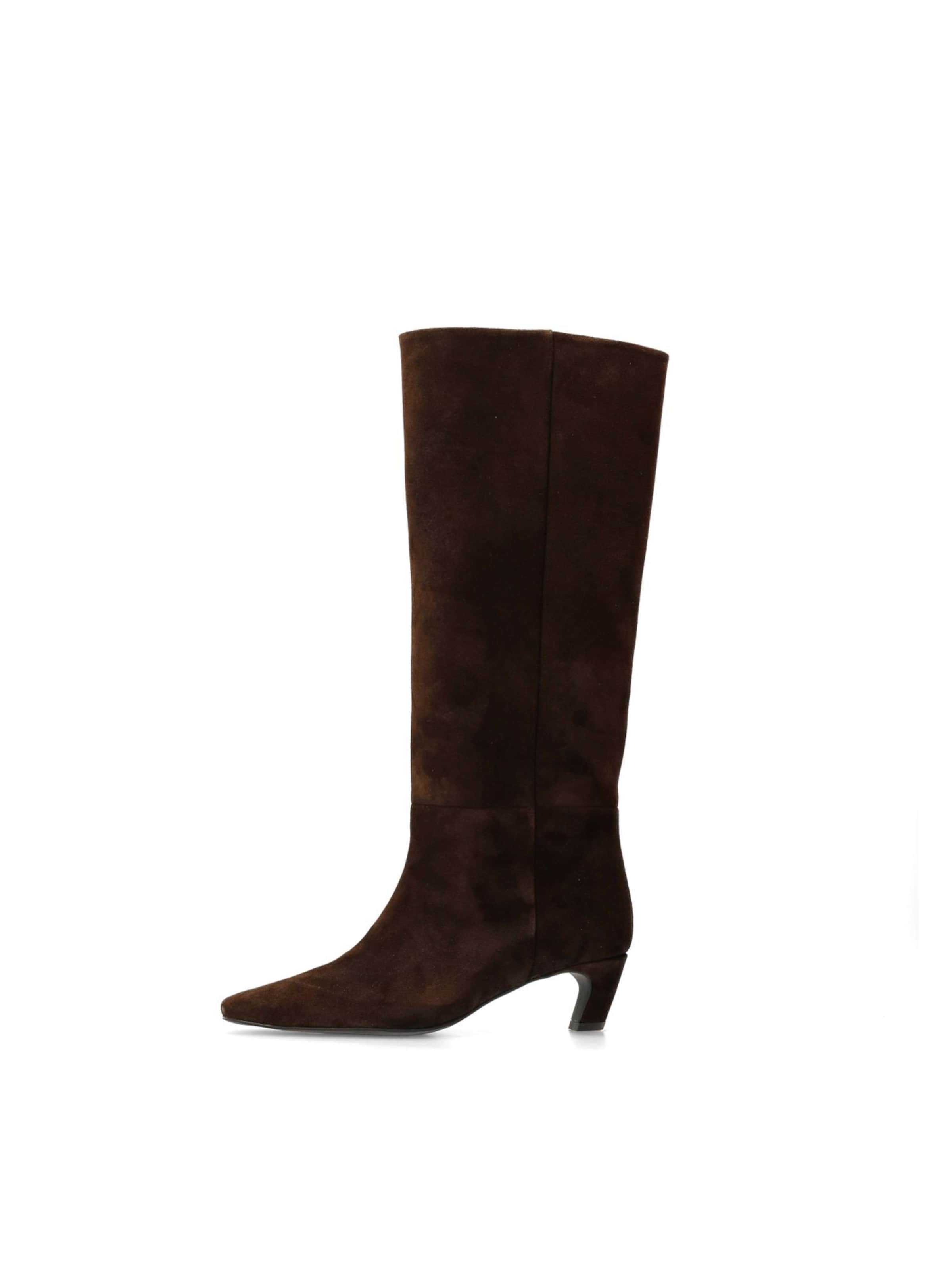 MANFIELD Bottes en 36 en marron, Vue avec produit