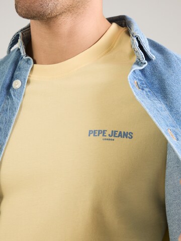 Pepe Jeans Tričko 'QUOTE' - Žltá