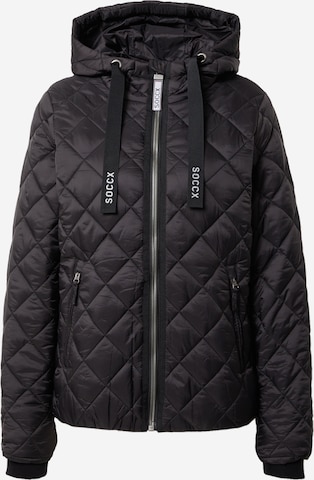 Soccx Between-Season Jacket in Black: front