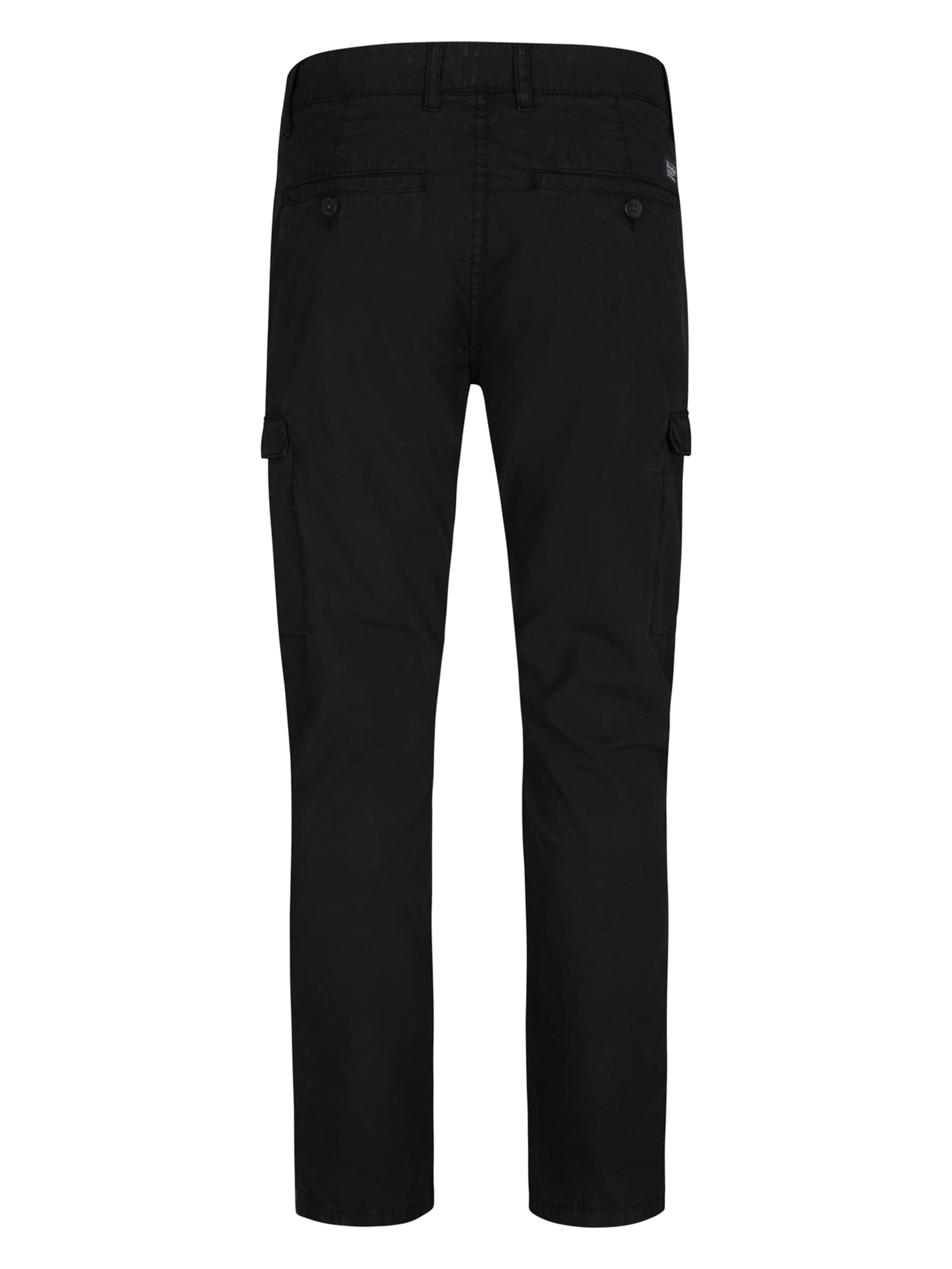 Petrol Industries Regular Cargobroek 'Fishercrest' in Zwart