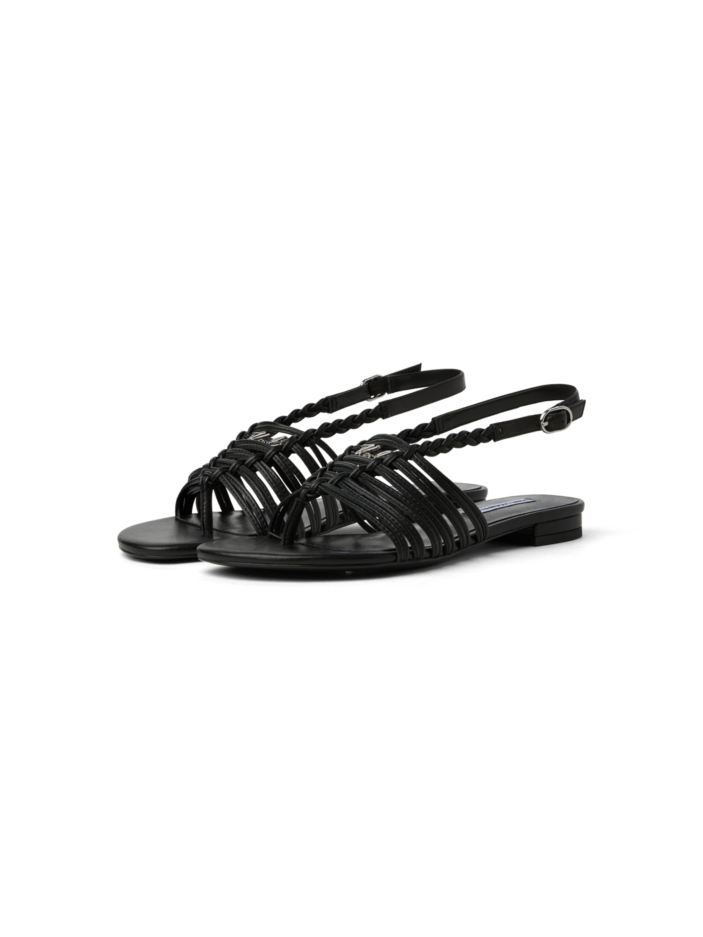 fekete Karl Lagerfeld Pántos szandál ' ALISSO II SLINGBACKS ', Termék nézet