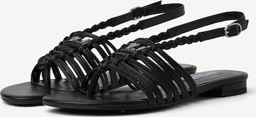 Karl LagerfeldSandale s remenčićima ' ALISSO II SLINGBACKS ' - crna boja: prednji dio