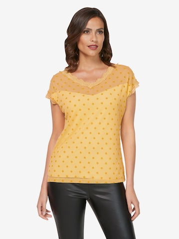 Ashley Brooke by heine - Camiseta en amarillo: frente