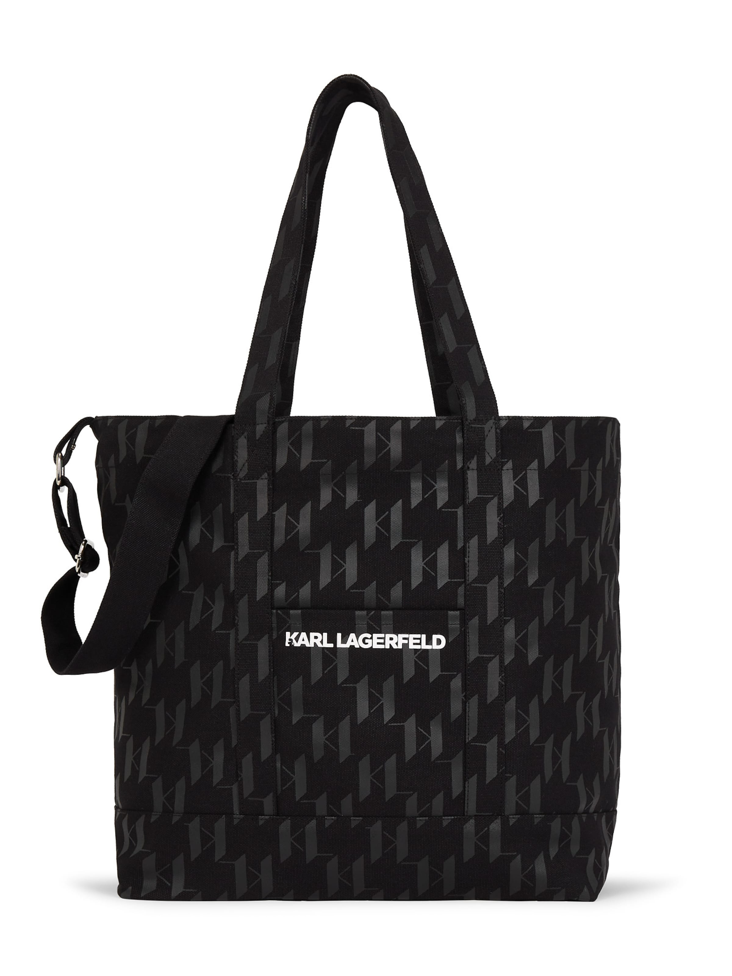 Karl Lagerfeld - Shopper en negro: frente