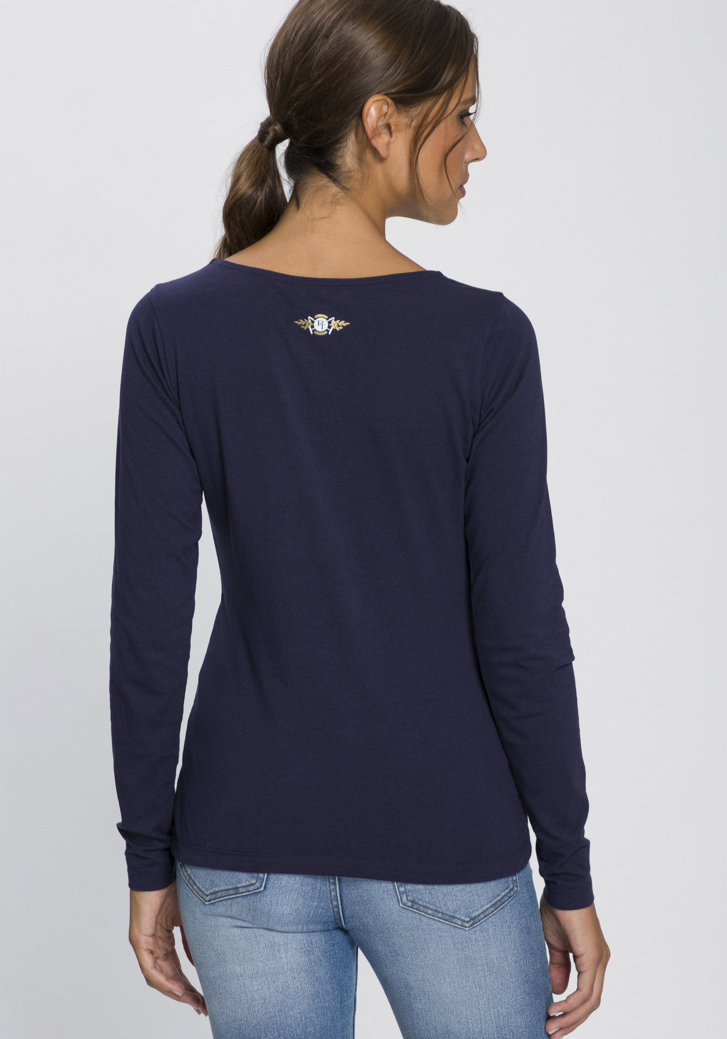 Tom Tailor Polo Team Shirt in Navy 