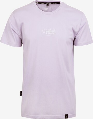 T-Shirt 'Benjamin' SPITZBUB en violet : devant