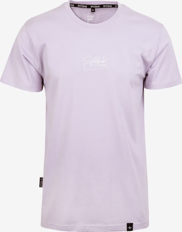 T-Shirt 'Benjamin' SPITZBUB en violet : devant